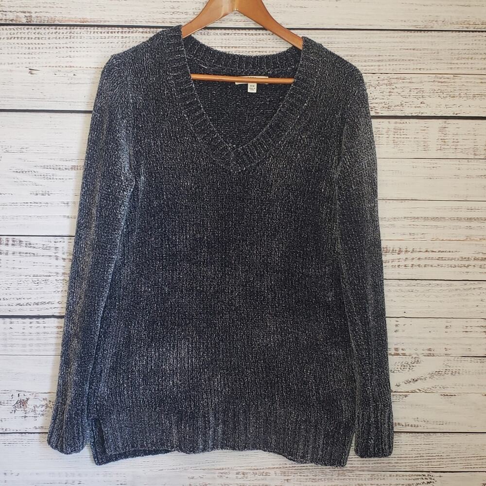 EUC Super soft and comfortable ORVIS sweater Navy Blue, sz Med loose fit